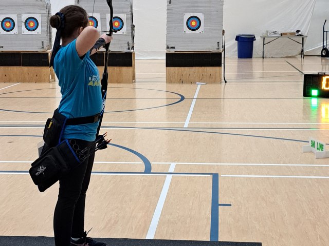 Setting up a shot (AYC 2024)
